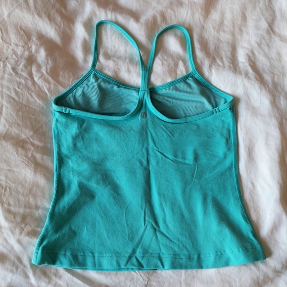 Lululemon Tiffany Green Flow Y Tank - Picture 2 of 6